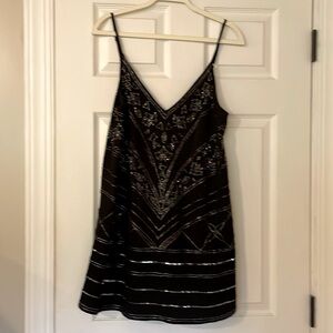 Free People Make a Move beaded mini dress. Worn once.